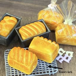 Handmade Premium Mini Food Set - Sandwich/Cake/Rainbow Cake/Hot Dog | Artisan Dollhouse Decor | Customizable Baking Miniatures