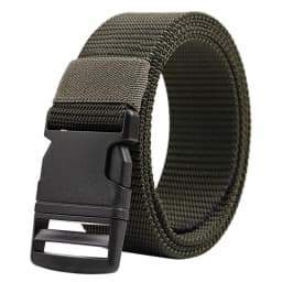 Men's Belt Without Metal Plastic Buckle Belt High Quality Canvas For Nylon Belt Tactical Belt Outdoor Woven Belt Neutral Belts