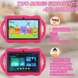 7.0 Inch WiFi Kids Tablet with Cartoon Pattern 64GB ROM Android 13 Google Certified Learning Education Games