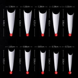 600pcs/bag Transparent Nature Press On Nails Tips Stiletto Fake Nail Acrylic Full Cover Artificial Nail Manicure Extension Tools
