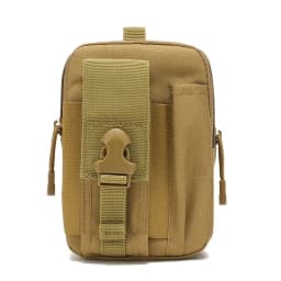Universal EDC Tactical Molle Pouch Waist Bag with Cell Phone Holster Outdoor Gear Tool Gadget Pocket Belt Bags
