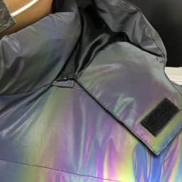 Colorful Reflective Jacket Men Winter Coat Warm Hooded Parka Dazzling Night Glows Rainproof Windbreaker Younger Cotton Coats