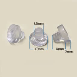 1Set Soft Transparent Silicon Rubber Embedded Furniture Table Chair Leg Feet Bottom Glide Slide Pad Floor Protector Shockproof