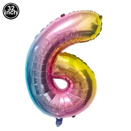 Balloon 1 Number Balloons Wild One Green Globe Blue Figure 1 Birthday Big Large 32 inch Red Rose Golden Silver Black Colorful