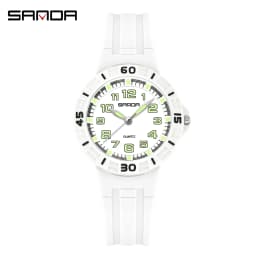 SANDA 6386 Student Quartz Watch 50m Waterproof Luminous Durable Sports Watch for Men and Women Simple and Elegant