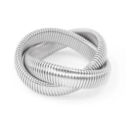 New 316L Stainless Steel Two Three Laps Elastic Charms Bracelet for Women Men Gold Color