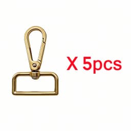 5-30pcs Metal Swivel Clasp Lobster Snap Hooks 16-38mm Dog Collar Buckles Key Belt Clip Bag Strap DIY Accessories