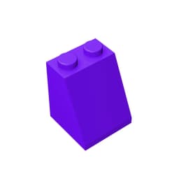 Gobricks GDS-620 ROOF TILE 2X2X2/65 DEG. compatible with lego 3678 children's DIY Educational Building Blocks