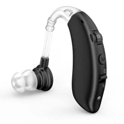 Rechargeable Digital Hearing Aid Adjustable Tone Best Sound Amplifier Portable Deaf Elderly BTE Hearing Aid