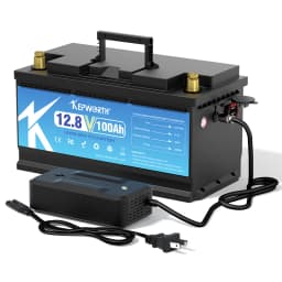 EU Stocks New LiFePO4 Deep Cycle Battery 12V 100Ah 120Ah 180Ah 300Ah Built-in Upgraded BMS For Golf Carts Marine Trolling Motor