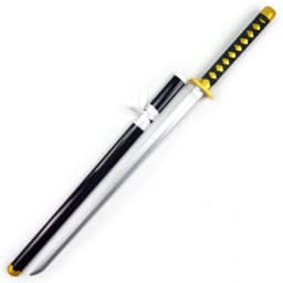 40inch Okkotsu Yuta Katana Real Size Katana Samurai Jujutsu Kaisen Wooden Ninja Knife Sabre Unsharp Anime Cosplay Prop Toy Gift
