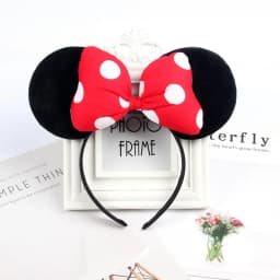 Anime Mouse Ears Headhand Cosplay Kawaii Cartoon Elastic Hair Accessories Party Sequin Bows Hairband Toys Children Adults Gift