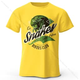 Essential Crew Neck Printed 100% Cotton T-Shirt, Soft & Breathable Short Sleeve Tee for Men & Women