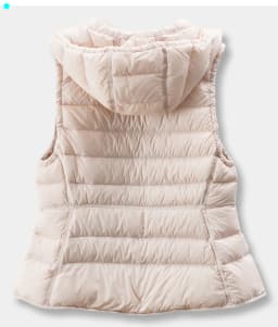Light and Warm Without Burden, Cabinet Loose 90 Duck Down Hooded Down Vest Women F097 abrigo mujer