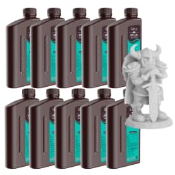 SUNLU 10KG ABS-Like/ Standard / Water-Wash/PA-Like/ 14K High Precision Resin 405nm Rapid UV-Curing Photopolymer Resin 1KG/Bottle