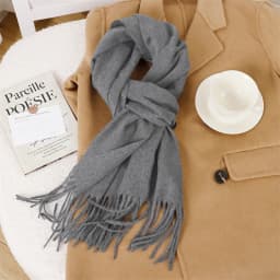 70Color Solid Winter Women Scarf Warm Thicken Cashmere Shawl Outdoor Tassels Pashmina Lady Wrap Windproof Scarves Fashion Luxury