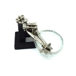 Welding Auxiliary Clip with 2.5X Magnifying Glass 360 Degree Rotating Helping Third Hand Tool Soldering Stand Jewelry Tools