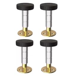 4pcs Adjustable Furniture Legs Threaded Bed Frame Anti-Shake Headboard Stoppers Fixer Punch-Free Furniture Fixed Accessories