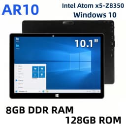 8GB DDR RAM 128GB ROM 10.1 INCH Windows 10 Tablet 64-bit Intel Atom x5-Z8350 CPU 1280*800 IPS 1*HDMI Port