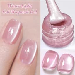 BORN PRETTY 10ml Silver Water Light Cat Magnetic Gel Nail Polish Nail Supplies Vernis Semi Permanent Gel for Fall Winter Nails