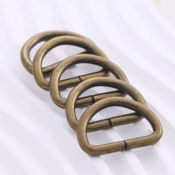 10pcs Metal D Ring Strong Webbing Dee Ring Buckle for Bag Strap Belt Purse DIY Bag Accessories