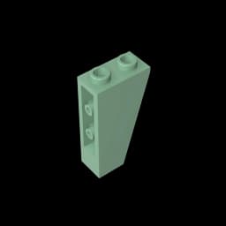 Gobricks GDS-864 Slope, Inverted 75 2 x 1 x 3 compatible with lego 2449 children's DIY Educational Building Blocks Technical