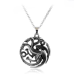 Dragon House Keychain Targaryen Dragon Shape Keyring for Fan Collection Accessories Friends Gift