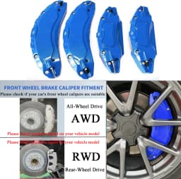 Fit for Tesla Model Y Juniper 2025 2026 Accessories RWD AWD Brake Caliper Covers 4pcs/set Rear All Wheel Drive 18 19 20in Wheels