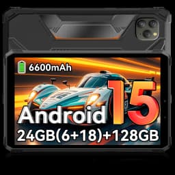 Blackview Active 5 Rugged Tablet [No EU Charger] 6GB+128GB 8.68'' Android 15 IPS 6600mAh Doke AI 16MP NFC Fingerprint