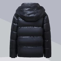 Fashionable Short down Cotton Jacket 2024 Winter New Style Men Women Couple Loose Fit Warm Thickened Long Sleeve Zipper Coat