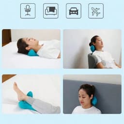 1pc Neck Massager Deep Kneading Relaxation Massager, Portable For Home And Travel