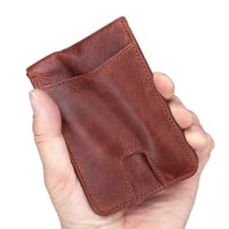 GENODERN Casual Small Wallet for Men Cow Leather Male Slim Wallets Short Mini Wallet with Card Holder Pocket Purses