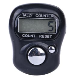 Mini Finger Counter Islamic Bead 5 Digital LED Electronic Handheld Tally Counter Clicker Counter Ring
