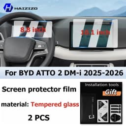 For BYD ATTO 2 DM-i 2025-2026 Car interior GPS navigation matte anti-glare protective film LCD screen tempered glass film refit