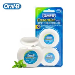 Oral B Essential Floss Smooth Comfort unwaxed Mint Flosser Interdental Deep Clean Remove Plaue Ultra-Fine Dental Floss 50m/Box