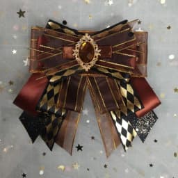 Original Hand-Made Bow Tie Brooches for Woman Girls Lolita Suits Uniform Shirts Collar Flower Accessories Corsage Pins
