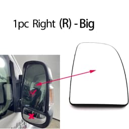 Left Right Wing Mirror Glass Heated Driver Passenger Side For Peugeot Boxer Manager for Citroen Relay Jumper