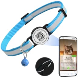 QR Code Pet Tag Cat Collar with QR Code ID Tag, Puppy Cat Accessories Reflective Kitten Collars, Cat Tag, Safety Quick Release