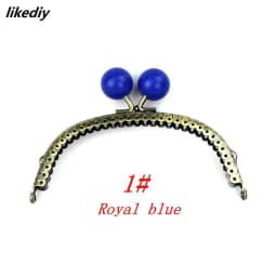 1 Piece 12.5 CM Antique Bronze Arc-shaped Candy Head Metal Purse Frame Kiss Clasp DIY Bag Accessories