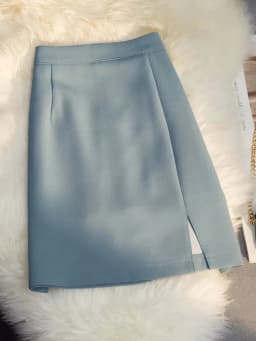 ZOKI Skirts Women High Waist Wrap Hip Basic Side Slit Work Wear A-line Elegant Mini Skirt Slim All-match Chic Trendy Simple Hot