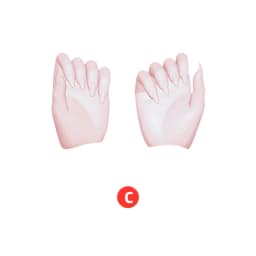 BJD Doll 1/4 Long Nail Hand Magnet Connected Applies To The Minifee Doll Body Resin Doll Figures Hand Only