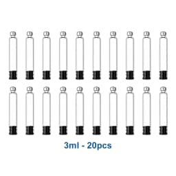 10-100 Pack 3ml Peptide Insulin Pen Cartridge, 3cc Cartridges Compatible with Reusable Injection V1 V2 V3 Pen, Individually Pack