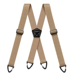 Hidden Suspenders for Men 1.6" Wide Elastic Adjustable Work Suspenders Heavy Duty with 4 Snap Loop X-back Braces for Trousers
