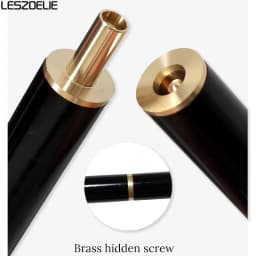 Black Beech Wood Walking Cane with 8 Ball Handle 2-Piece Detachable Fashionable Stick for Men And Women Daily Use Cosplay