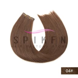 SPIKFN Long Tape Weft Human Hair Extensions Invisible Inject PU Skin Flat Weft Hair Bundles 80-100g Sewing In Micro Links Hair