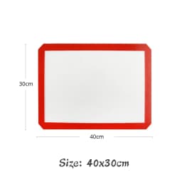 Non-Stick Silicone Baking Mats Cookie Pad Rolling Dough Mat High Temperature Resistant Glass Fiber Oven Mat Batter Flour Fondant