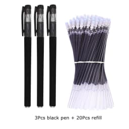5/23pcs/set Gel Ink Pen Fine Point Gel Pens Refill Ballpoint Pen 0.5mm for Japanese Office School Cute Kawaii Stationery Supply