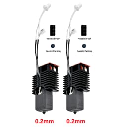 Nano-Coating Upgraded Hotend For Snapmaker U1 Hot End 0.2 0.4 0.6 0.8mm 24V48w Ceramic Block Kit High Flow J Head For u1 printer