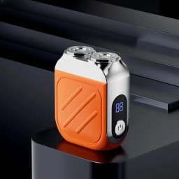 Lenovo Electric Razor IPX7 Waterproof Ultra-clean Mini Dual-head Magnetic Shaving Portable Digital Display Electric Beard Shaver