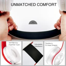 Wireless Bluetooth Headphones Stereo Foldable Sport Earphone with Microphone Handfree for MP3 Player